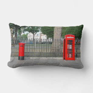London phone booth & postbox lumbar cushion