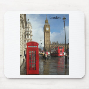 London Phone box & Big Ben (St.K) Mouse Pad