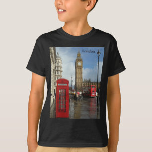 London Phone box & Big Ben (St.K) T-Shirt