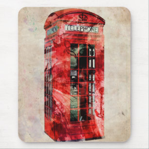 London Phone Box Mouse Pad