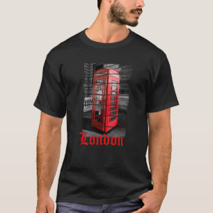 London Phone Box Vintage Souvenir T-Shirt