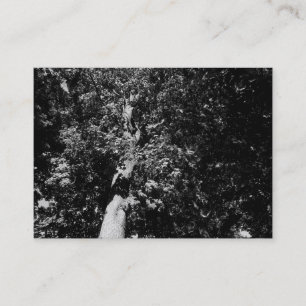 London Plane Tree B&W, Mini Photo Business Card