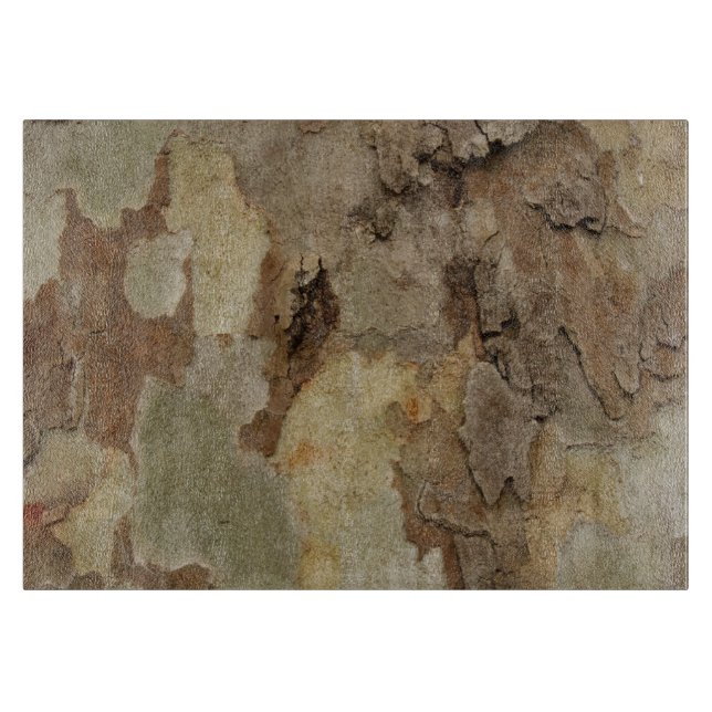 London Plane Tree Bark Chopping Board (Front)