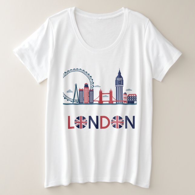 London Plus Size  Plus Size T-Shirt (Design Front)