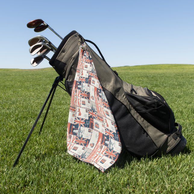 London Post Golf Towel (Green)
