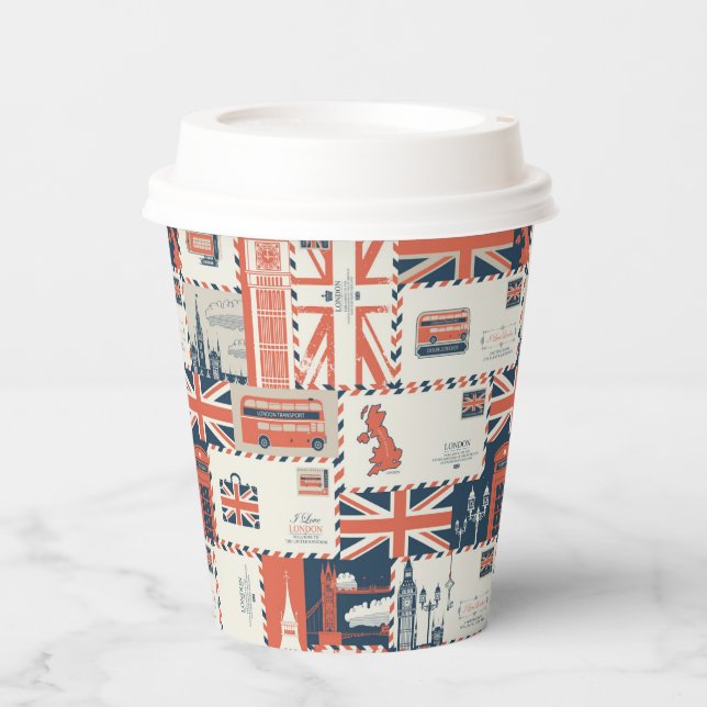 London Post Paper Cups (Front)