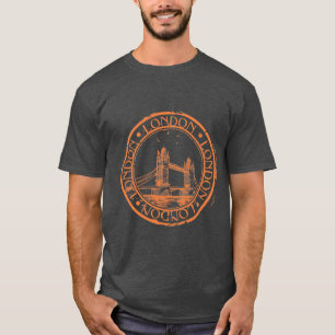 London Postage Cancellation Stamp T-Shirt