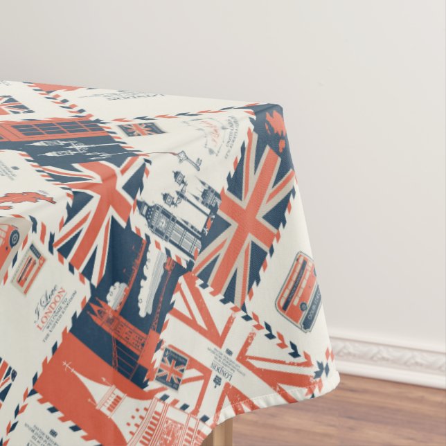 London Postal Tablecloth (In Situ)