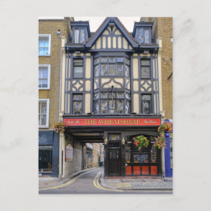 London Pub, Fitzrovia, London UK Postcard