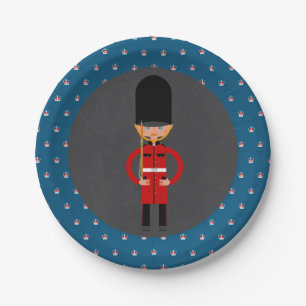 London Queen Guard Style Kids Birthday Party Paper Plate