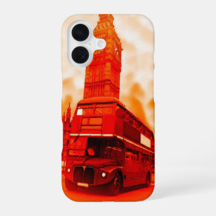 London Red Bus Big Ben iPhone 16 Case