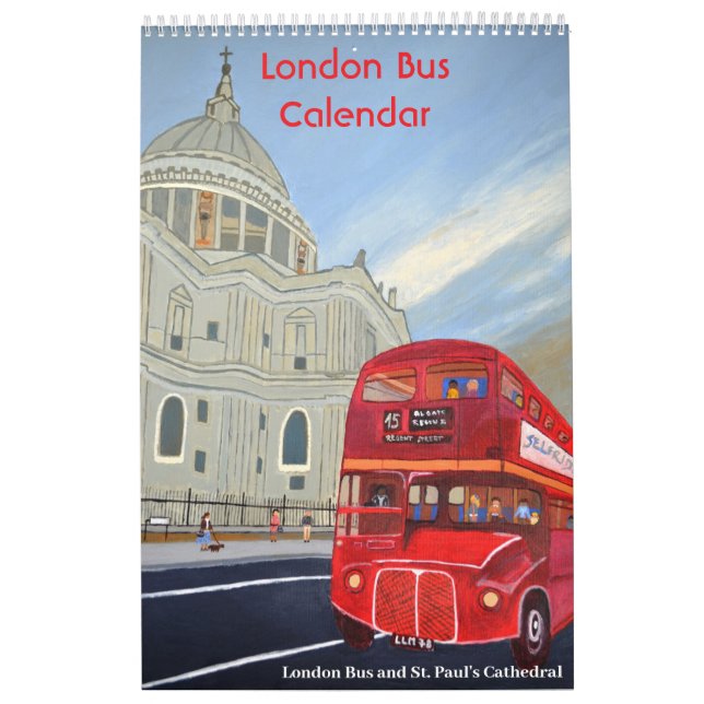 London Red Bus Calendar  (Cover)