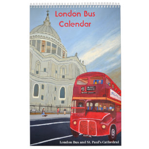 London Red Bus Calendar 