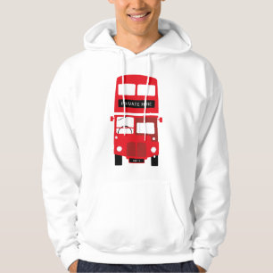 London Red Bus Personalised Private Hire Hoodie