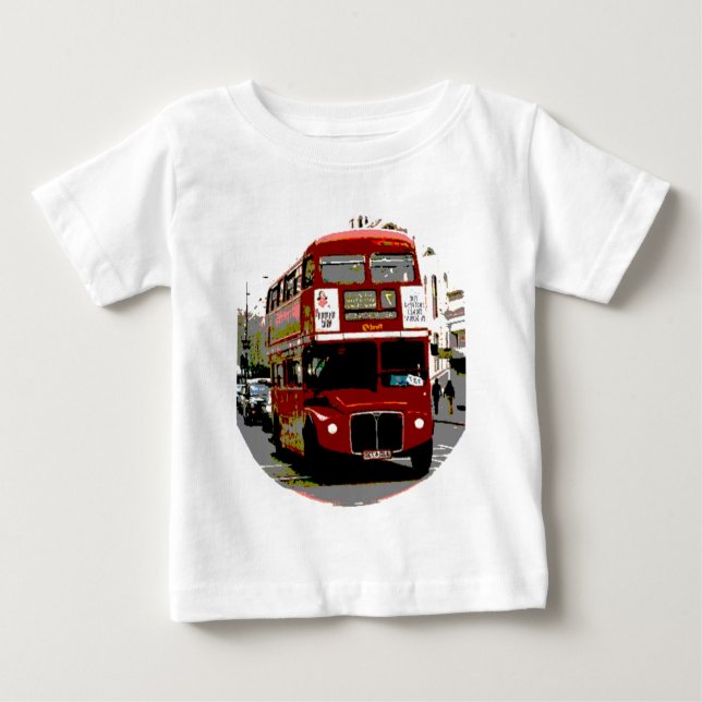 London Red Bus Routemaster Buses Baby T-Shirt (Front)