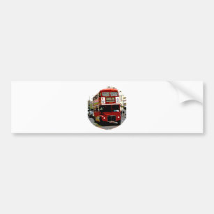 London Red Bus Routemaster Buses Bumper Sticker