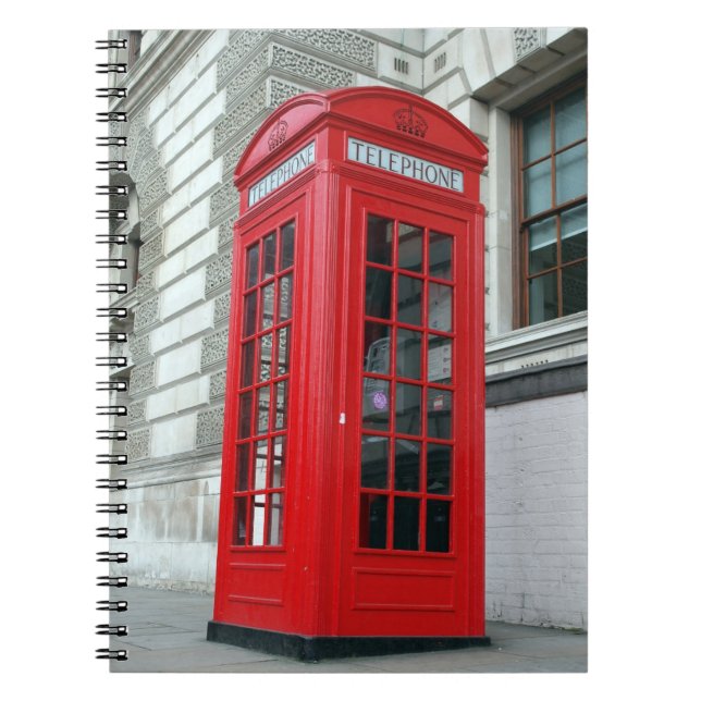 London Red Phone Box Notebook (Front)