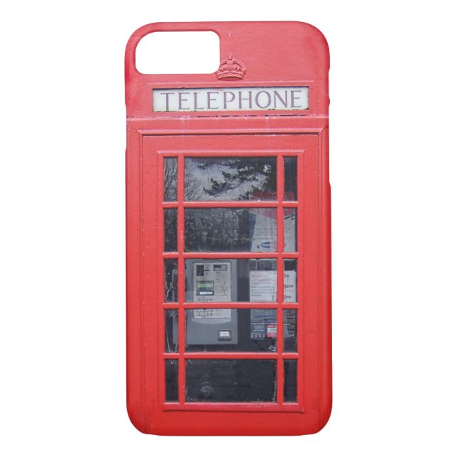 London Red Telephone Box Case-Mate iPhone Case (Back)