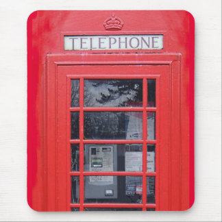 London Red Telephone Box Mouse Pad