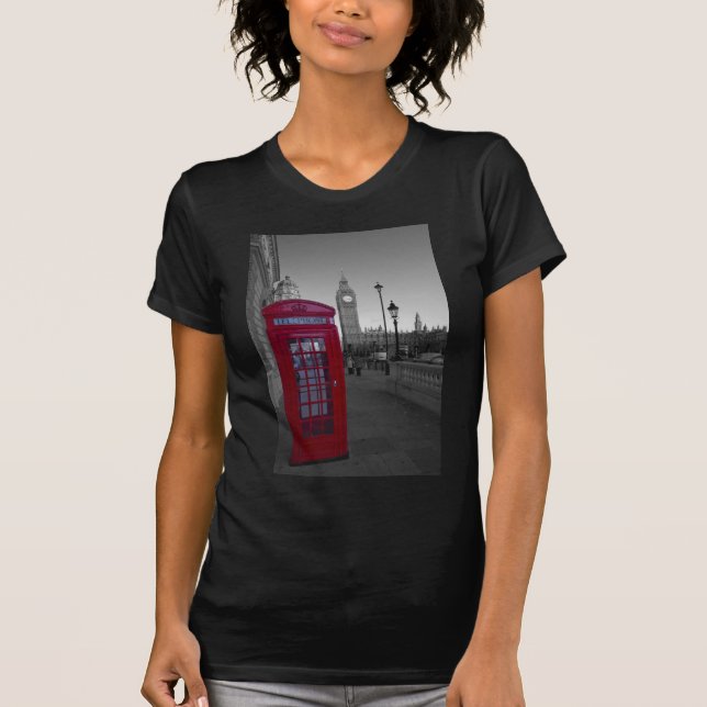 London Red Telephone box T-Shirt (Front)