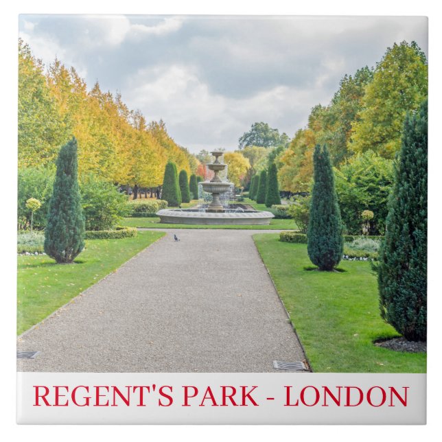 London Regent's Park ceramic tile (Front)