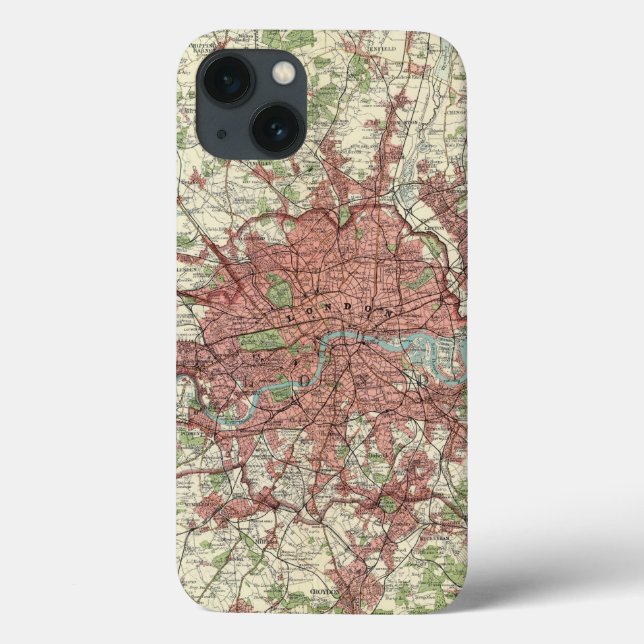 London Region Map Case-Mate iPhone Case (Back)