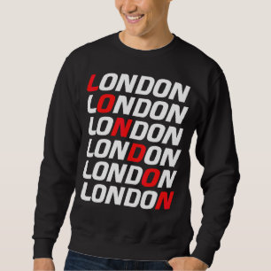 London Retro Vintage A Real Englishman From Englan Sweatshirt