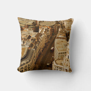 London rooftop view panorama with urban architectu cushion