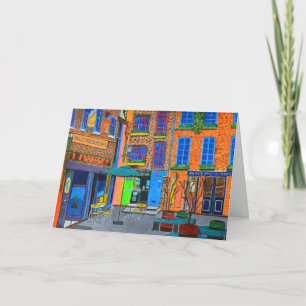 London Roseberry invitation folded card  