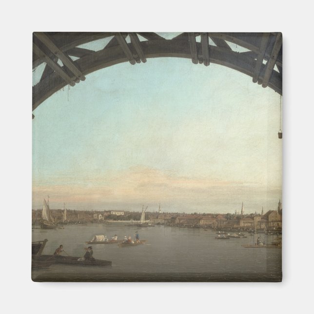 London seen through an arch of Westminster Magnet (Front)