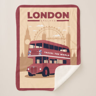 LONDON Sherpa Blanket