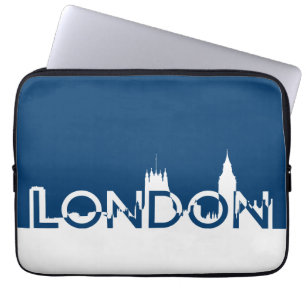 London silhouette laptop sleeve