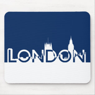 London silhouette mouse pad