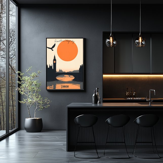 London Silhouettes - Big Ben at Sunset Poster (Creator Uploaded)