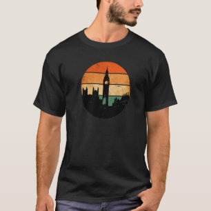 London Skyline Big Ben Palace of Westminster Abbey T-Shirt