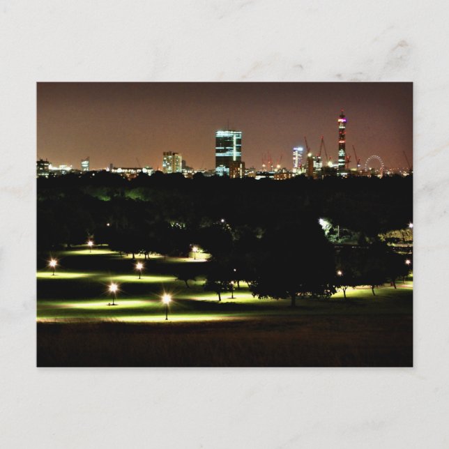 London Skyline from Primrose Hill Postcard (Front)