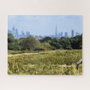 London Skyline from Richmond Park - 16x20 inch Jigsaw Puzzle