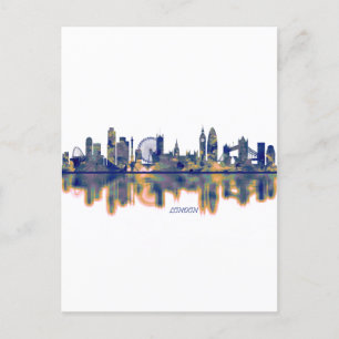London Skyline Holiday Postcard