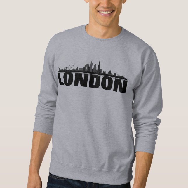 London Skyline Kapuzenpullover Sweatshirt (Front)