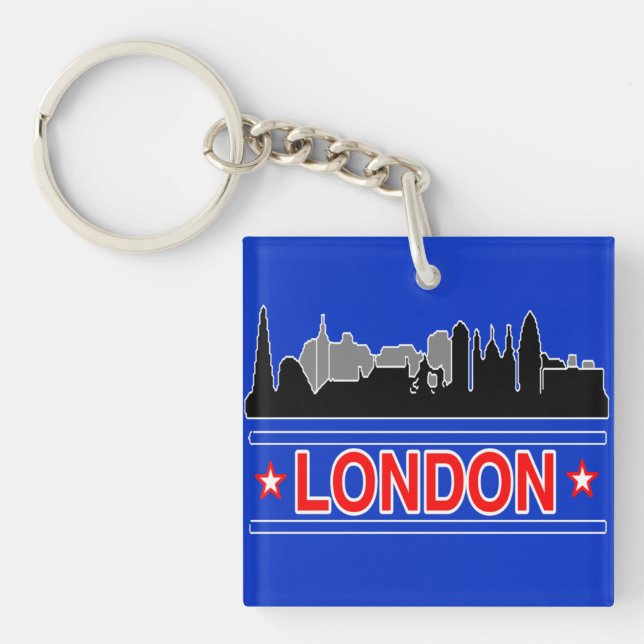 London Skyline  Key Ring (Front)