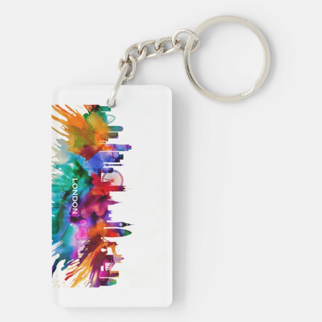London Skyline Key Ring (Back)