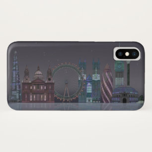 London Skyline Night Reflections Case-Mate iPhone Case