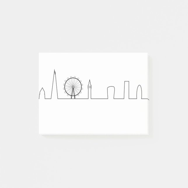London Skyline Post-it Notes (Front)