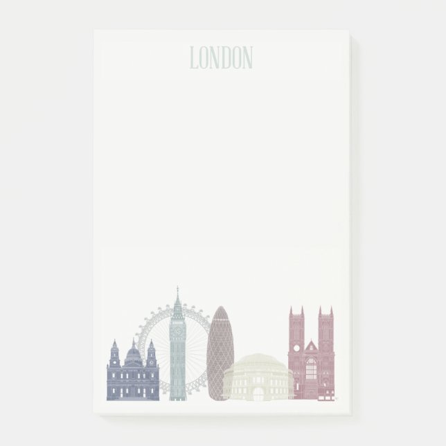 London Skyline Post-it Notes (Front)