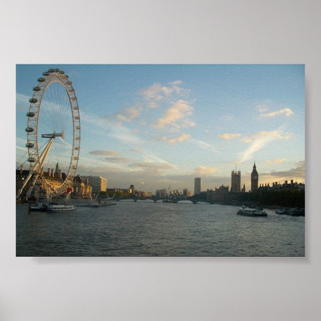 London Skyline Poster (Front)