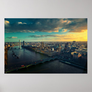 London skyline poster