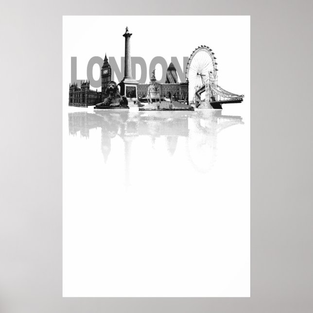 London Skyline Poster (Front)