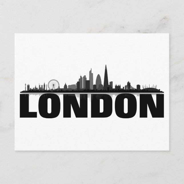 London Skyline Postkarte Postcard (Front)