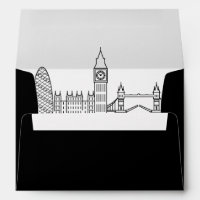 London Skyline | Pre-addressed Envelope