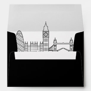 London Skyline   Pre-addressed  Envelope